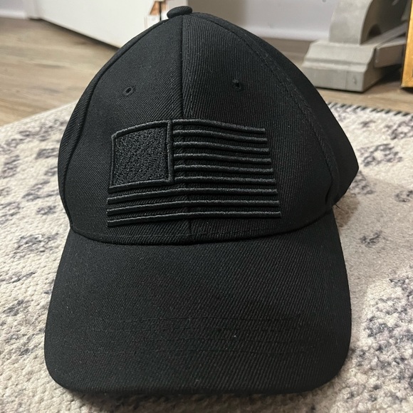 USA Men’s Women’s Embroidered Flag Hat in Black - Picture 4 of 14